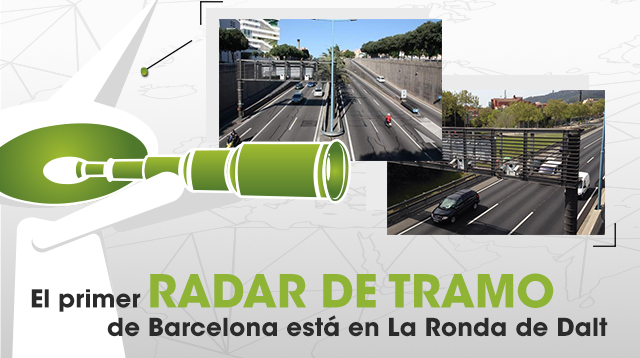 El Primer Radar De Tramo De Barcelona Se Encuentra En La Ronda De Dalt